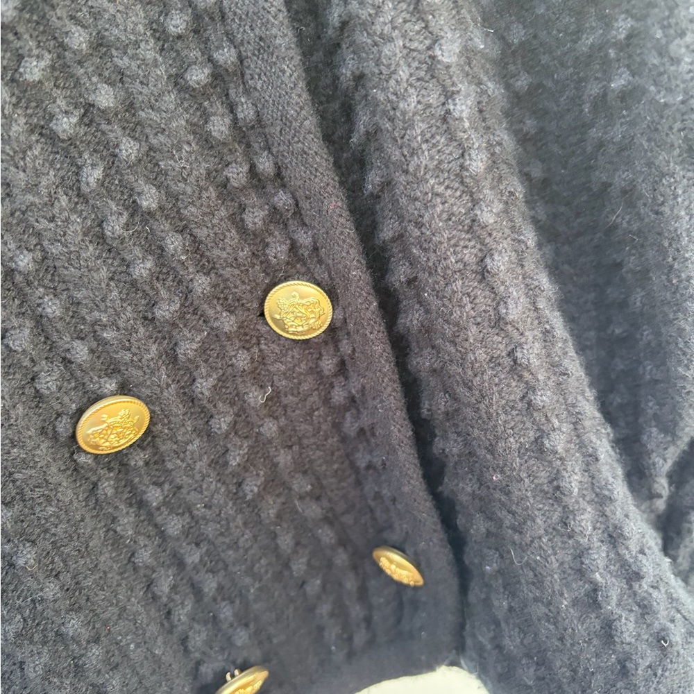 J Crew Double Breasted Sweater Jacket - image 3